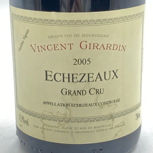 ヴァンサン ジラルダン エシェゾー グランクリュ ヴィエイユヴィーニュ 2005 750ml 13.5% Vincent Girardin Echezeaux Grand Cru Vieilles Vignes ブルゴーニュワイン【G1】