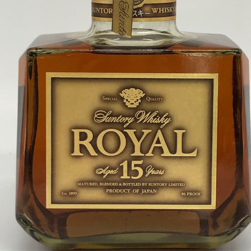 東京都限定◆サントリー ウイスキー ローヤル 15年 ゴールドラベル 750ml 43% SUNTORY WHISKY ROYAL 【J4】