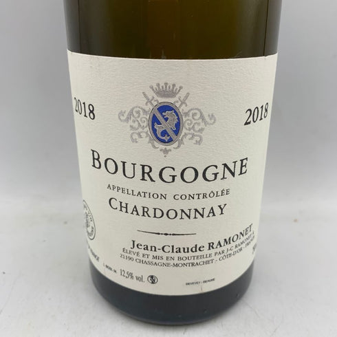 ジャン クロード ラモネ ブルゴーニュ シャルドネ 2018 750ml 12.5% Jean Claude Ramonet Bourgogne Chardonnay 【T4】