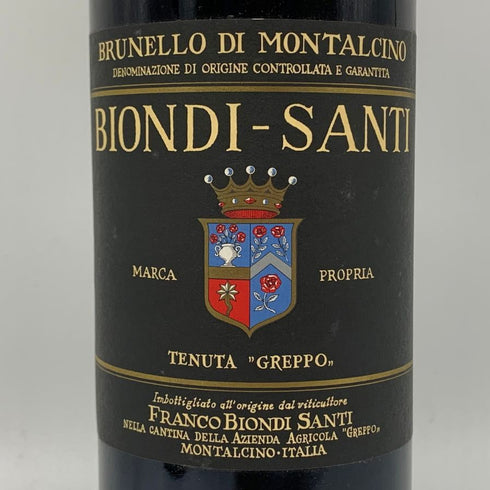 ブルネッロ ディ モンタルチーノ ビオンディ サンティ 1988 750ml 13% Biondi Santi Brunello di Montalcino イタリアワイン【G1】