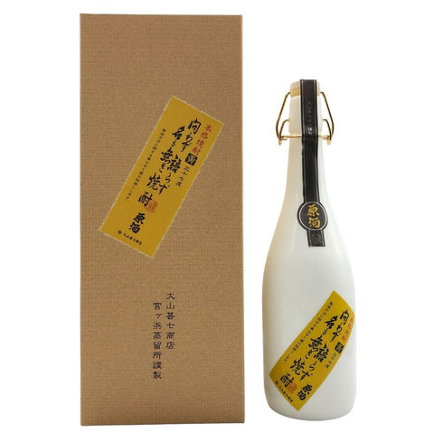 本坊酒造 原酒 屋久杉 本格焼酎 手造りかめ壺仕込み 陶器ボトル 720ml 37% 芋焼酎1248g【E1】