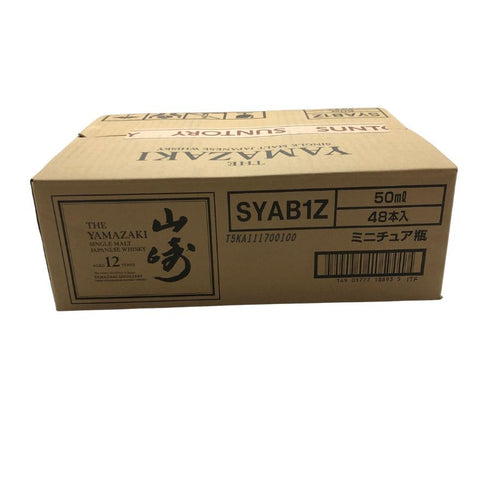 東京都限定◆サントリー 山崎 12年 ミニボトル シングル 43% 50ml SUNTORY 1ケース 【同梱不可】【J1】
