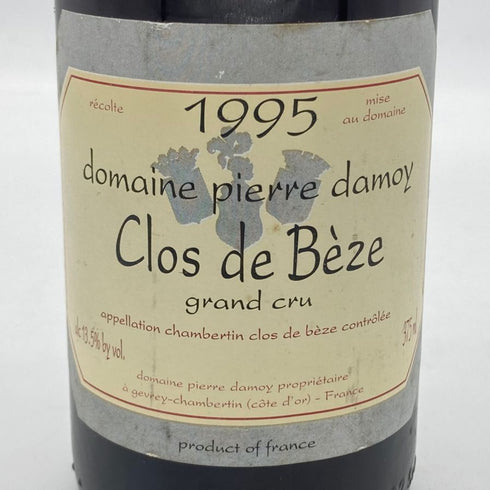 ドメーヌ ピエール ダモワ シャンベルタン クロ ド ベーズ 1995 375ml 13.5% domaine Pierre damoy ブルゴーニュワイン【E4】