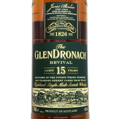 グレンドロナック 15年 リバイバル 46% 700ml GLENDRONACH 【G3】