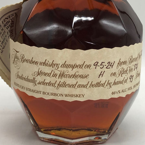 ブラントン シングルバレル 2024 750ml 46.5% Blanton's SINGLE BARREL バーボン【V0】