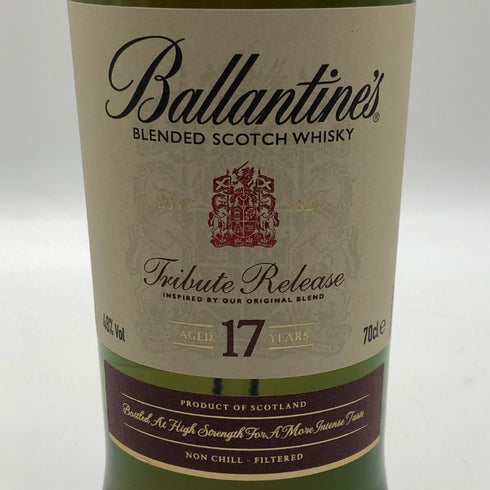 バランタイン 17年 トリビュートリリース 700ml 48% Ballantine's スコッチウイスキー【G2】
