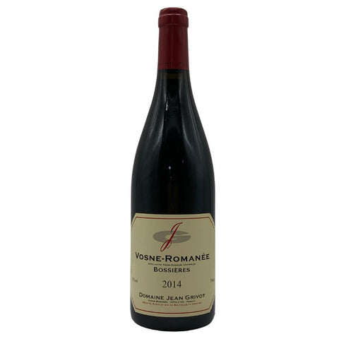 ドメーヌ ジャン グリヴ ヴォーヌ ロマネ ボシエール 2014 13% 750ml Domaine Jean Grivot Vosne Romanee Les Bossieres ブルゴーニュワイン【D2】