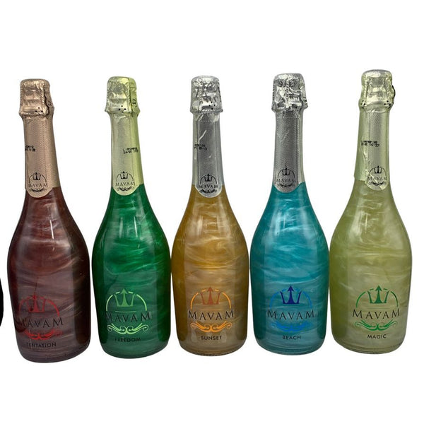 マバム まとめ 【5本セット】 ビーチ・マジック・フリーダム・テンテーション・サンセット 750ml 7% スパークリングワイン【7-10】