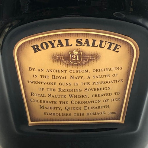 シーバス ブラザーズ ロイヤルサルート 21年 青陶器 700ml 40% CHIVAS BROTHERS ROYAL SALUTE スコッチウイスキー1317g【S0】