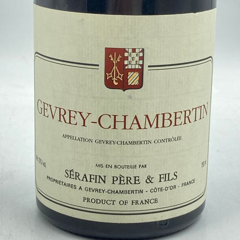 セラファン ペール エ フィス ジュヴレ シャンベルタン 2015 750ml 13% Serafin Pere et Fils Gevrey Chambertin ブルゴーニュワイン【I1】