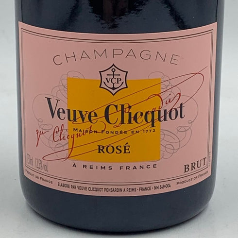ヴーヴ クリコ ロゼ ローズラベル 750ml 12.5% Veuve Clicquot Rose Label シャンパン【O】