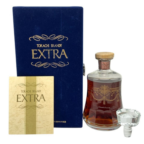 池田町ブドウ・ブドウ酒研 十勝ブランデー エクストラ ボヘミアングラス 720ml 40% TOKACHI BRANDY ブランデー【A2】