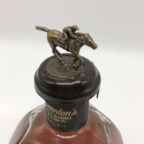 ブラントン シングルバレル ブラックラベル 年式不明 750ml 40% Blanton's SINGLE BARREL BLACK LABEL バーボン【V0】