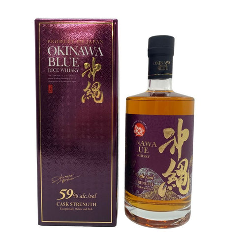 東京都限定◆沖縄 ブルー カスクストレングス ライス ウイスキー 700ml 59% OKINAWA BLUE RICE WHISKY 【I】