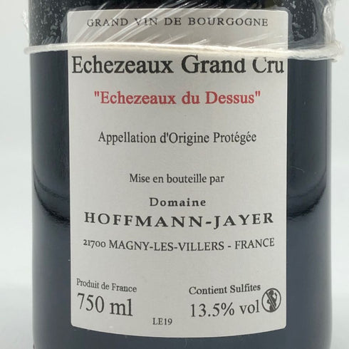 ホフマン ジャイエ エシェゾー グラン クリュ 2019 750ml 13.5% Hoffmann Jayer Echezeaux du Dessus ブルゴーニュワイン【B4】