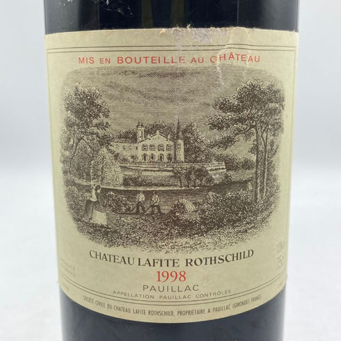 シャトー ラフィット ロートシルト 1998 750ml CHATEAU LAFITE ROTHSCHILD ボルドーワイン【K4】