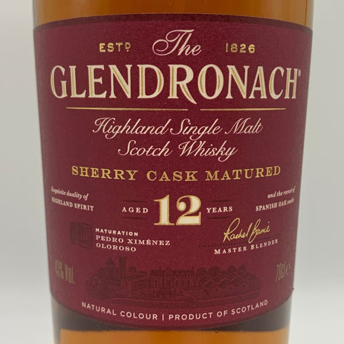 グレンドロナック 12年 シェリーカスク マチュアード 43% 700ml GLENDRONACH ORIGINAL スコッチウイスキー【P1】