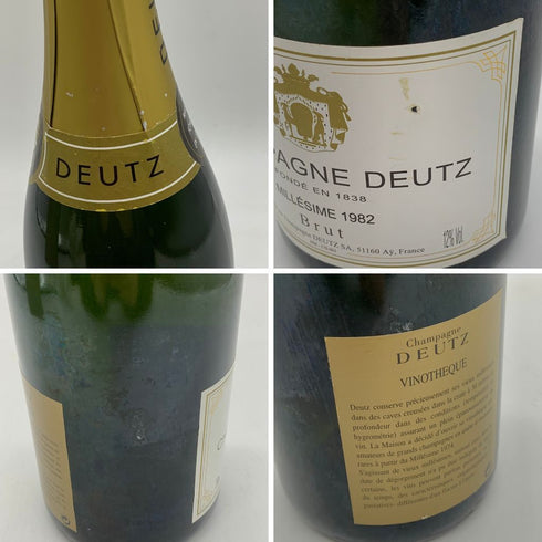ドゥーツ ブリュット ミレジム 1982 750ml 12% DEUTZ BRUT MILLESIME 【R4】