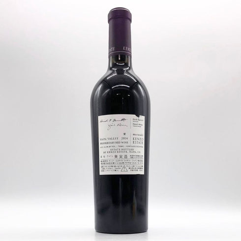ケンゾー エステート murasaki 紫 2014 750ml 15.2% KENZO ESTATE カリフォルニアワイン【O2】