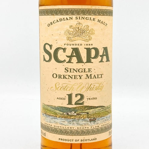 スキャパ 12年 シングル オークニーモルト ウイスキー 40% 700ml SCAPA スコッチウイスキー【F1】