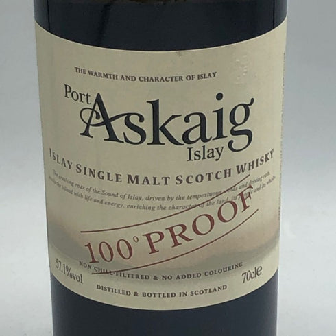 ポートアスケイグ 100PROOF 700ml 57.1% Port Askaig スコッチウイスキー【C1】