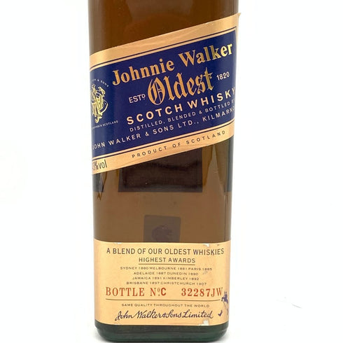 ジョニーウォーカー オールデスト ブルーラベル 750ml 43% Johnnie Walker Oldest 【L4】
