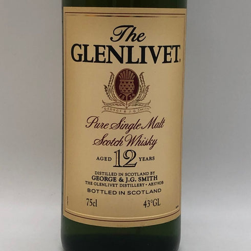 グレンリベット 12年 ピュアモルト 赤アザミ 750ml 43% THE GLENLIVET PURE MALT スコッチウイスキー【N0】