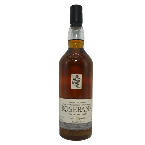 ローズバンク 25年 1991-2007 ナチュラルカスクストレングス 700ml 61.4% ROSEBANK スコッチウイスキー【同梱不可】【L4】