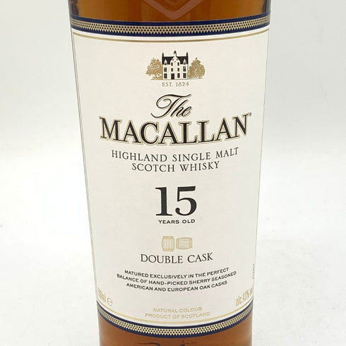 マッカラン 15年 ダブルカスク 700ml 43% The MACALLAN スコッチウイスキー【E1】