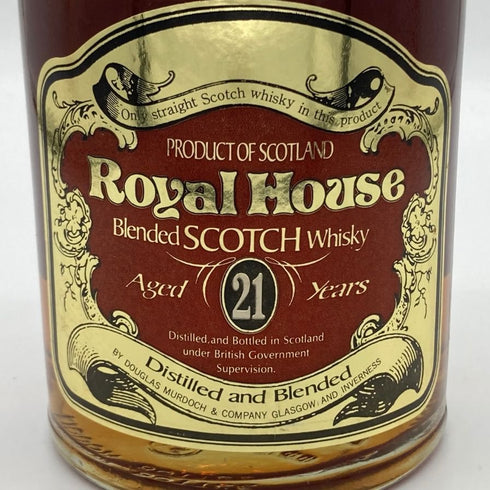 ロイヤルハウス 21年 ブレンデッド スコッチ ウイスキー 750ml 43% Royal House スコッチウイスキー【F1】