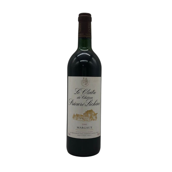 ル クロワトル デュ シャトー プリューレ リシーヌ 2001 750ml 13% Le Cloitre du Chateau Prieure Lichine ボルドーワイン【L4】