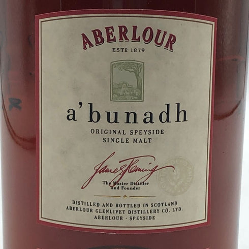アベラワー アブーナ オリジナル スペイサイド シングルモルト 700ml 59.6% ABELOUR a'bunadh スコッチウイスキー【F3】