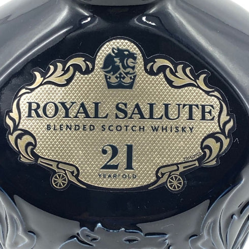 ロイヤルサルート 21年 シグネチャー ブレンド 青陶器 1000ml 40% ROYAL SALUTE スコッチウイスキー1852g【G3】