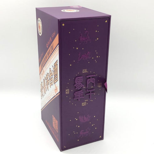 貴州茅台酒 マオタイ酒 五星麦 干支ボトル 丙午馬年 2026 500ml 53% MOUTAI 中国酒1035g【H3】