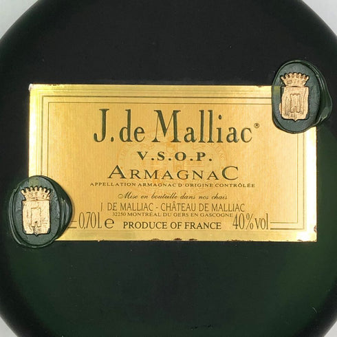 J.ド マリアック VSOP アルマニャック 700ml 40% J.de Malliac VSOP ARMAGNAC 【I3】