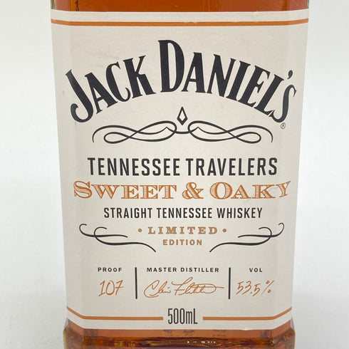 ジャックダニエル テネシートラベラーズ スイート&オーキー No.1 500ml 53.5% JACK DANIERL'S TENNESSEE TRAVELERS SWEET&OAKY 【P1】