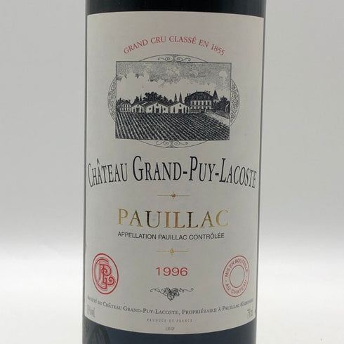 シャトー グラン ピュイ ラコスト 1996 750ml 13% Chateau Grand Puy Lacoste ボルドーワイン【A3】