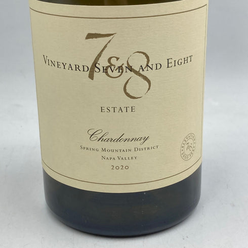 ヴィンヤード 7&8 エステート シャルドネ スプリング マウンテン ナパ ヴァレー 2020 750ml 14% Vineyard 7&8 Estate Chardonnay Spring Mountain Napa Valley 白ワイン【N0】