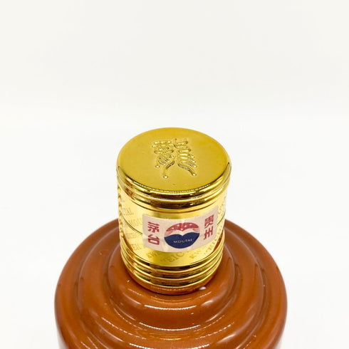 貴州茅台酒 五星ラベル 甲辰龍年 2024 茶陶器ボトル 53% 500ml MOUTAI KWEICHOW 970g【E2】
