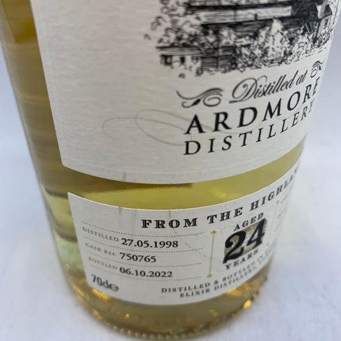 エリクサー ザ シングルモルト オブ スコットランド アードモア ホグスヘッド 24年 1998-2022 限定237本 55.6% 700ml ELIXIR THE SINGLE MALTS OF SCOTLAND ARDMORE HOGSHEAD 【A1】