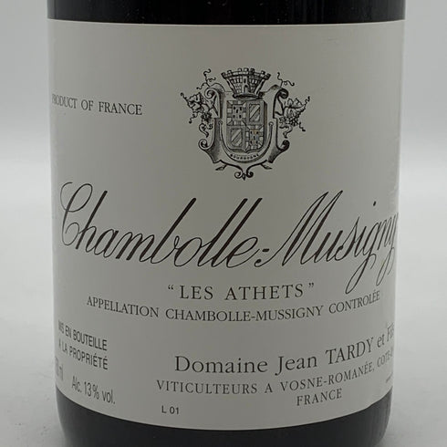 ジャン タルディ エ フィス シャンボール ミュジニー レ ザテ 2000 750ml 13% Domaine Jean Tardy&Fils Chambolle Musigny Les Athets ブルゴーニュワイン【R0】
