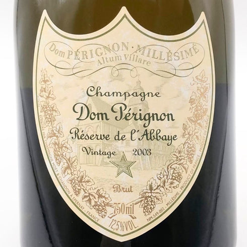 ドンペリニヨン レゼルヴ ド ラベイ 2003 750ml 12.5% Dom Perignon Reserve de l'Abbaye シャンパン【P1】