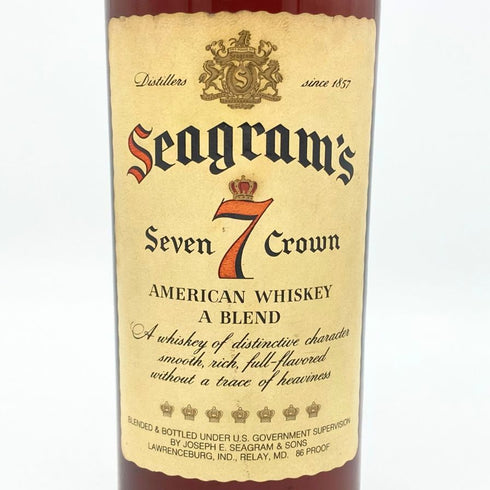 シーグラム セブンクラウン 特級表記 760ml 40% SEAGRAM'S 7 SEVEN CROWN アメリカウイスキー【U】