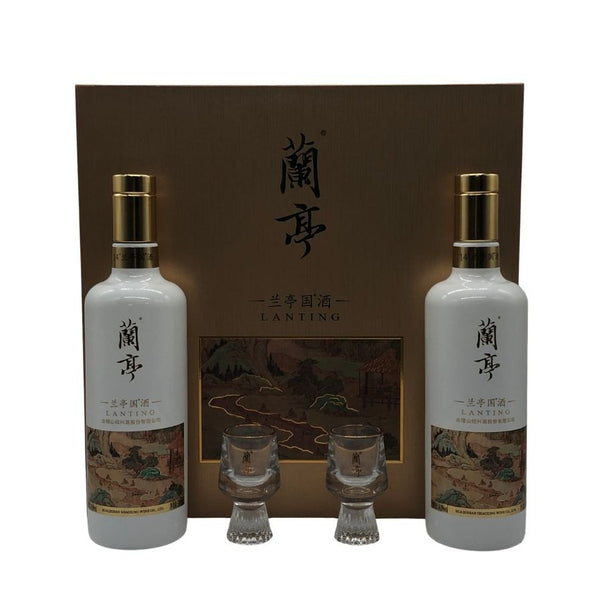 会稽山 蘭亭 20年 黄酒 500ml 14% LANTING 2本セット 中国酒1119g、1124g【I1】