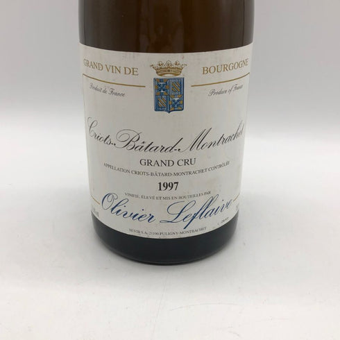 オリヴィエ ルフレーヴ クリオ バタール モンラッシェ グラン クリュ 1997 15% 750ml Olivier Leflaive Batard Motrachet Grand Cru 白ワイン【Q4】