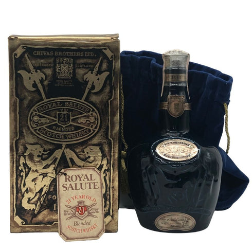 シーバス ブラザーズ ロイヤルサルート 21年 青陶器 700ml 40% CHIVAS BROTHERS ROYAL SALUTE スコッチウイスキー1386g【M1】
