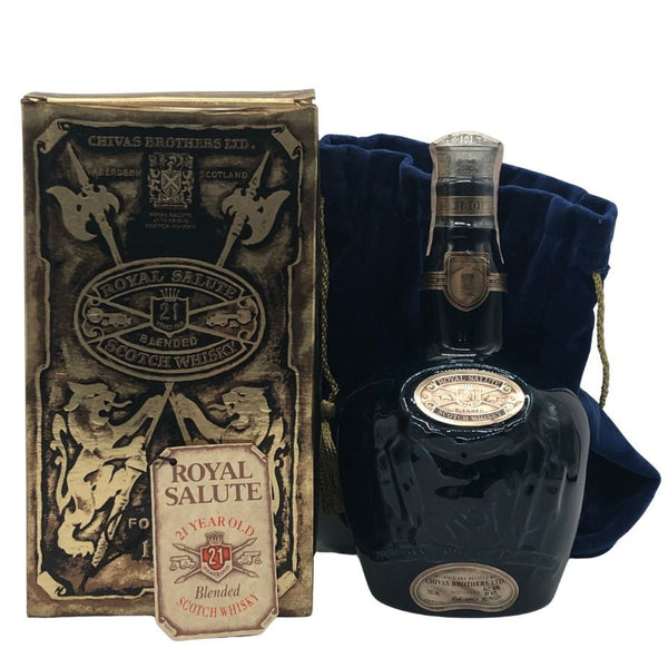 シーバス ブラザーズ ロイヤルサルート 21年 青陶器 700ml 40% CHIVAS BROTHERS ROYAL SALUTE スコッチウイスキー1386g【M1】