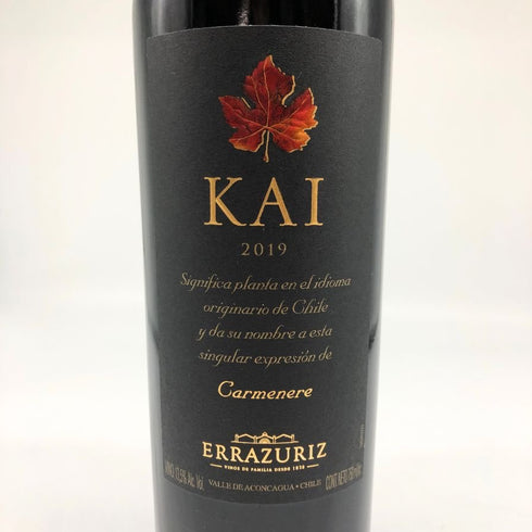 エラスリス カイ カルメネール 2019 13.5% 750ml ERRAZURIZ 赤ワイン【L2】