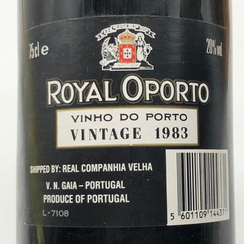レアル ヴィ二コラ ヴィンテージ ポート 1983 750ml 20% VINTAGE PORT 赤ワイン【N4】