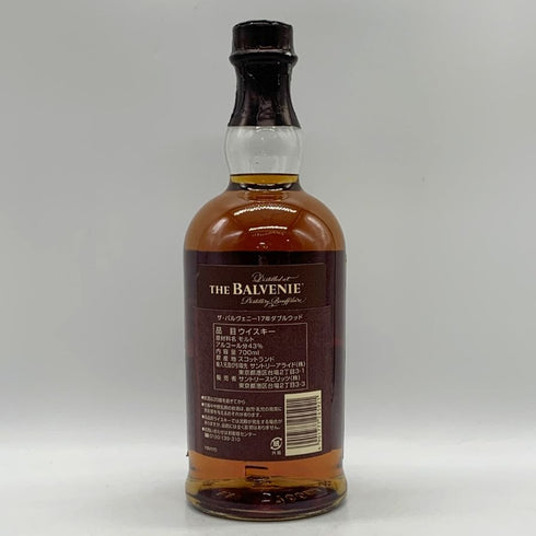 バルヴェニー 17年 ダブルウッド 700ml THE BALVENIE スコッチウイスキー【J0】